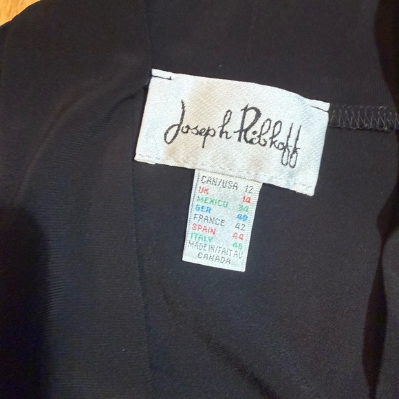 Joseph Ribkoff Black Open Front Cardigan #597 - Picture 6 of 6